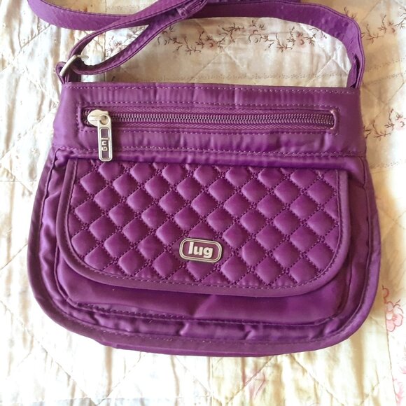 Lug Small Purple Crossbody Bag - Picture 2 of 15